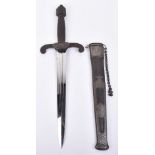 19th / 20th Century Copy of a Medieval Dagger / Dirk