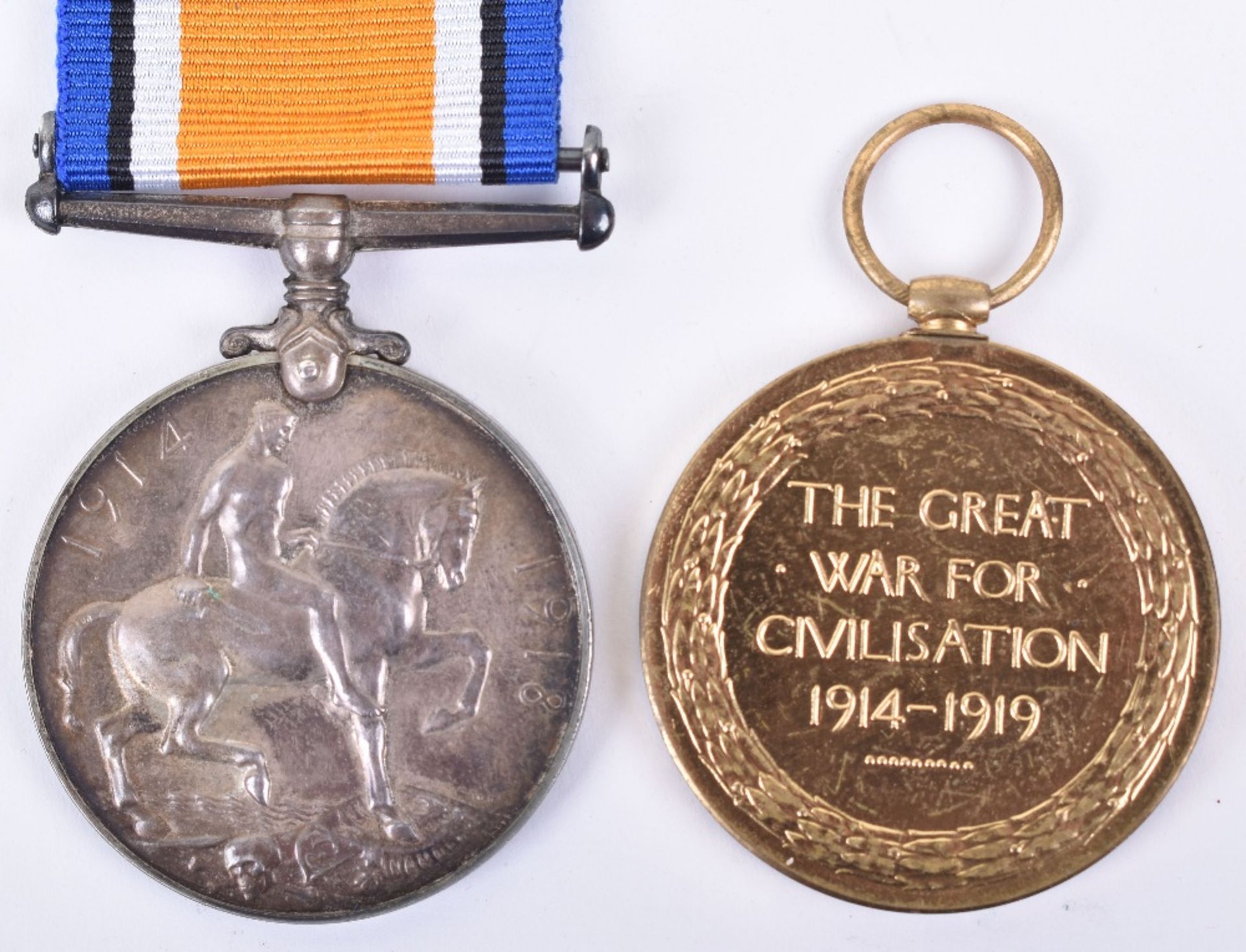 Great War Officers Medal Pair 10th London Regiment - Image 3 of 3