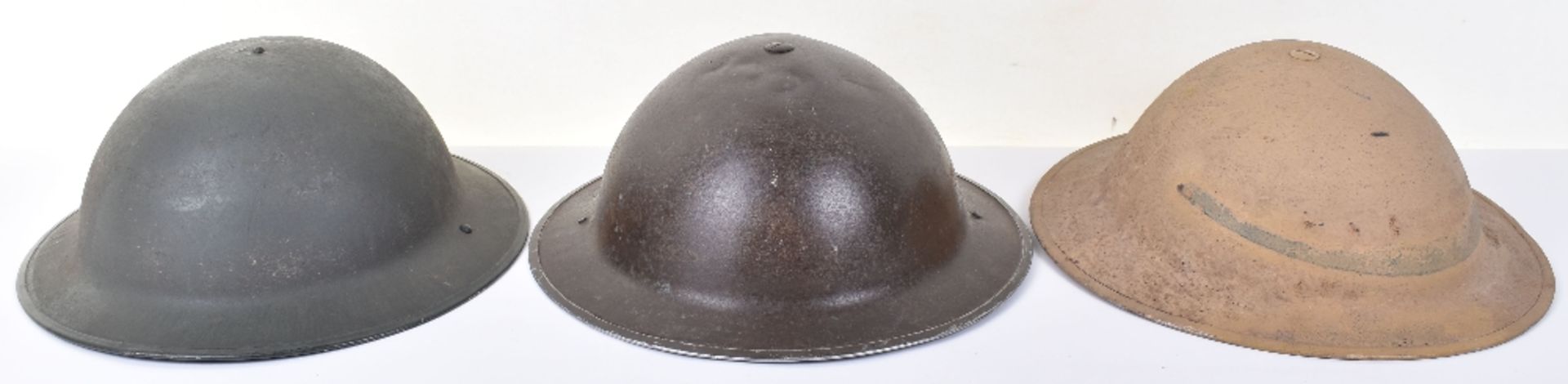3x WW2 Steel Helmets - Image 4 of 5
