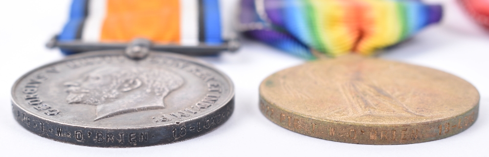 2x Great War Medal Pairs of London Regiment Interest - Image 2 of 4