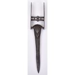 Indian Dagger Katar of Tanjore Type c.1700