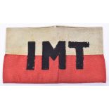 Rare WW2 Nuremberg War Trials Armband