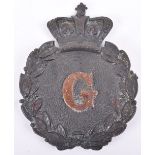 Scarce Victorian Gloucestershire Constabulary Helmet Badge