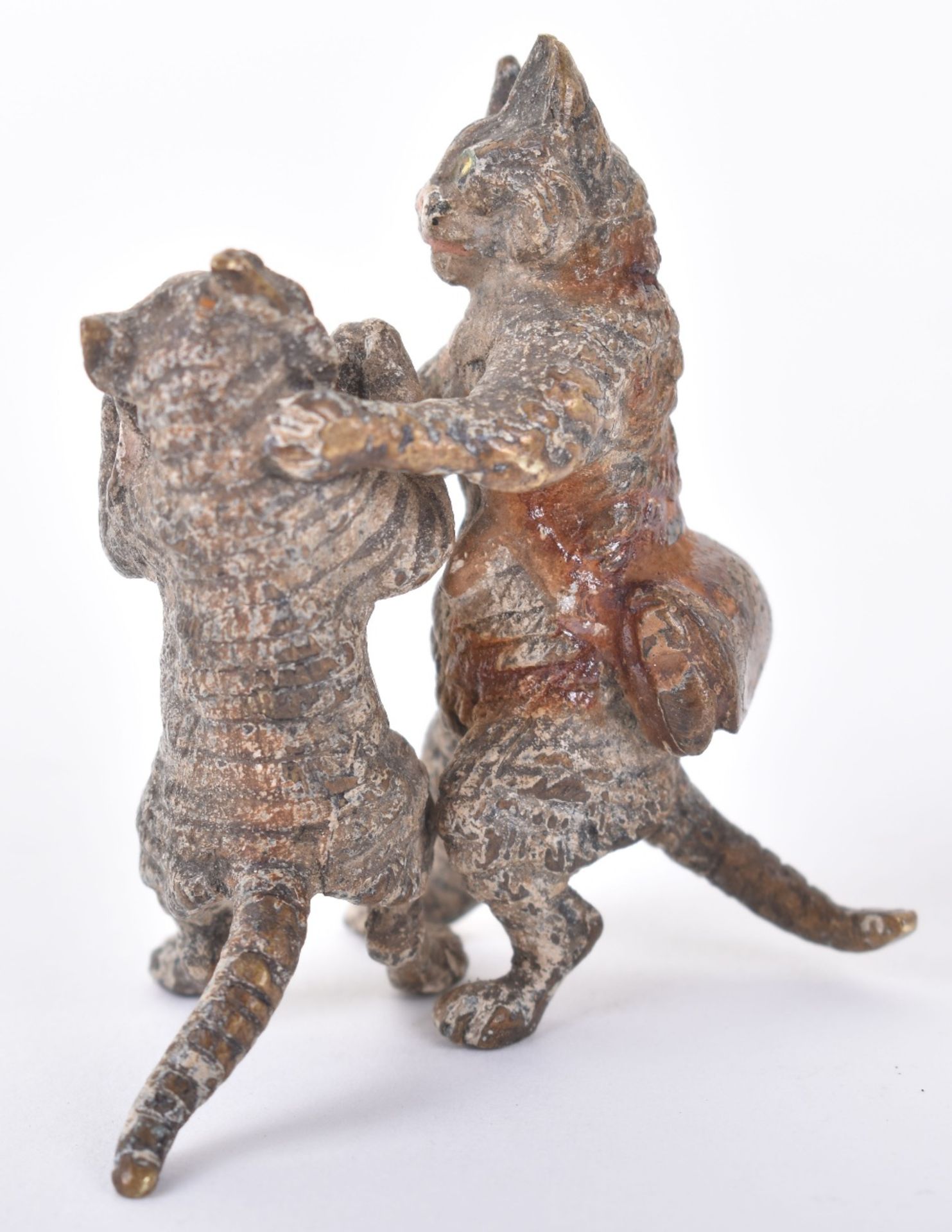 A German cold painted bronze figure group - Image 3 of 5