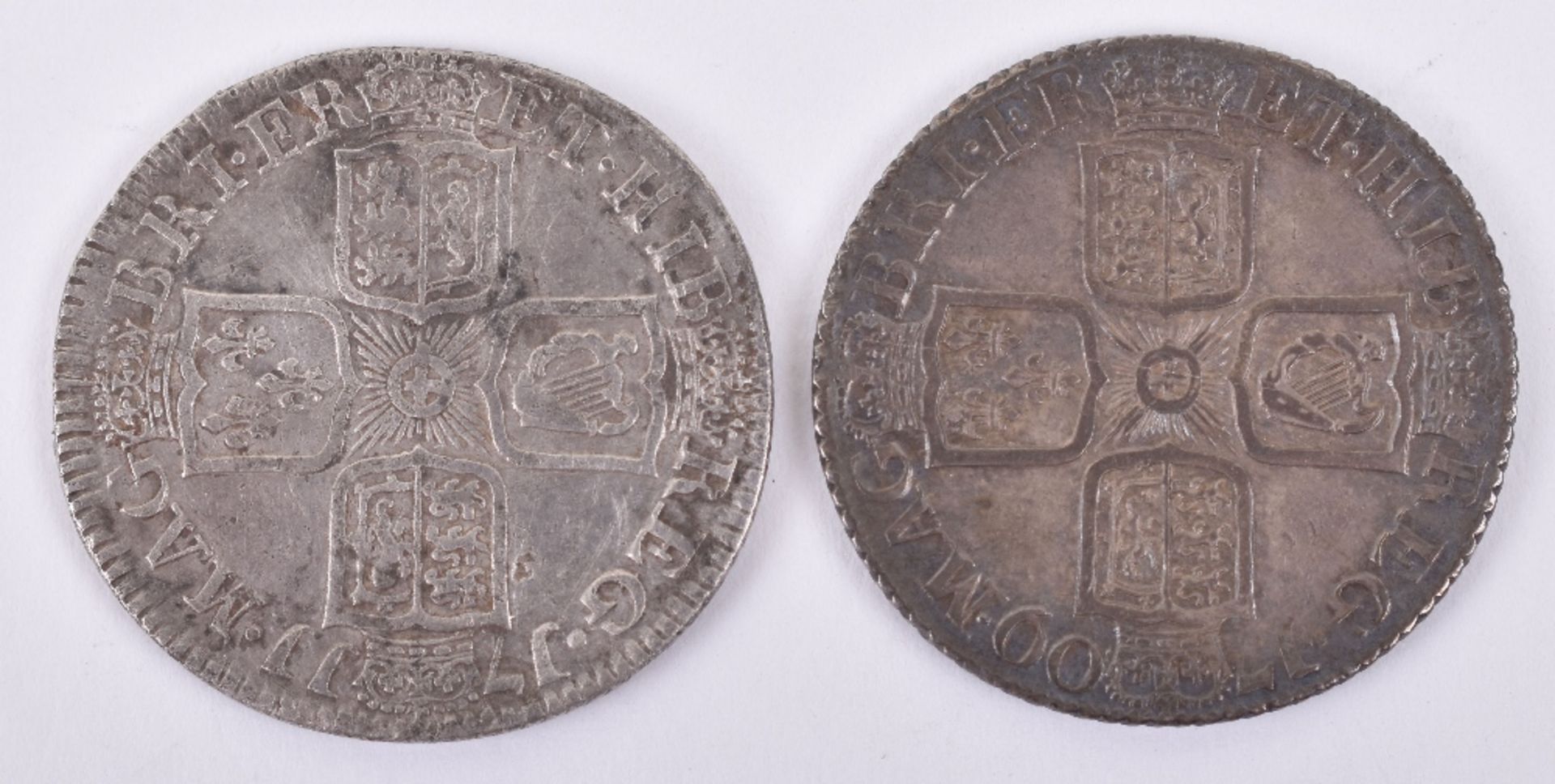 Anne, Shilling 1709 - Image 2 of 2