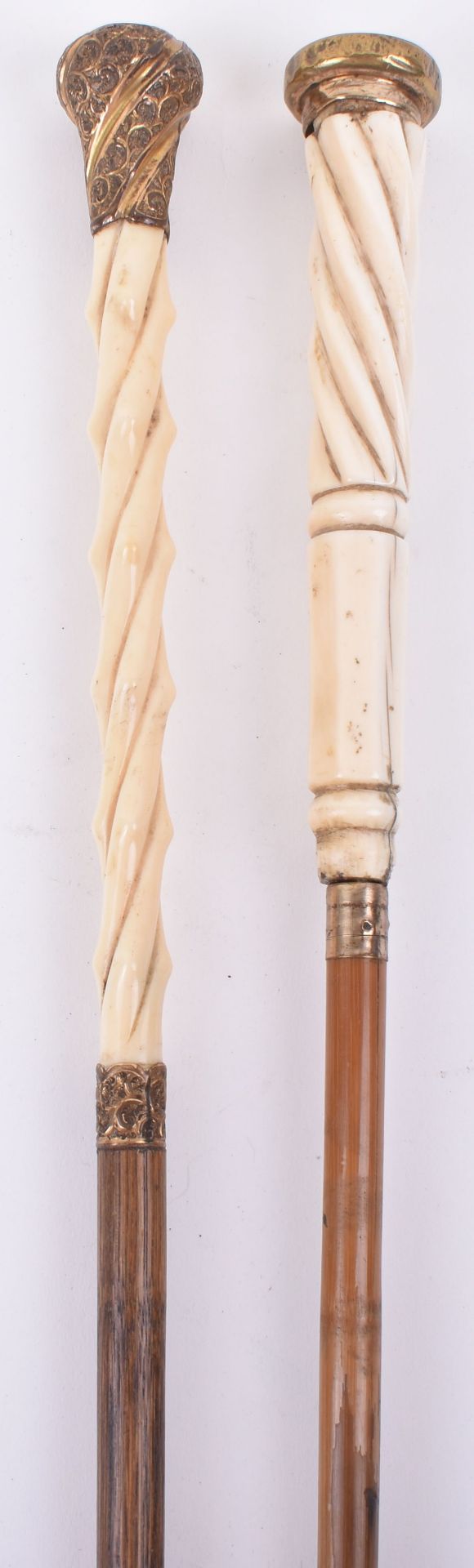 ^A 19th century ivory walking stick - Image 2 of 7