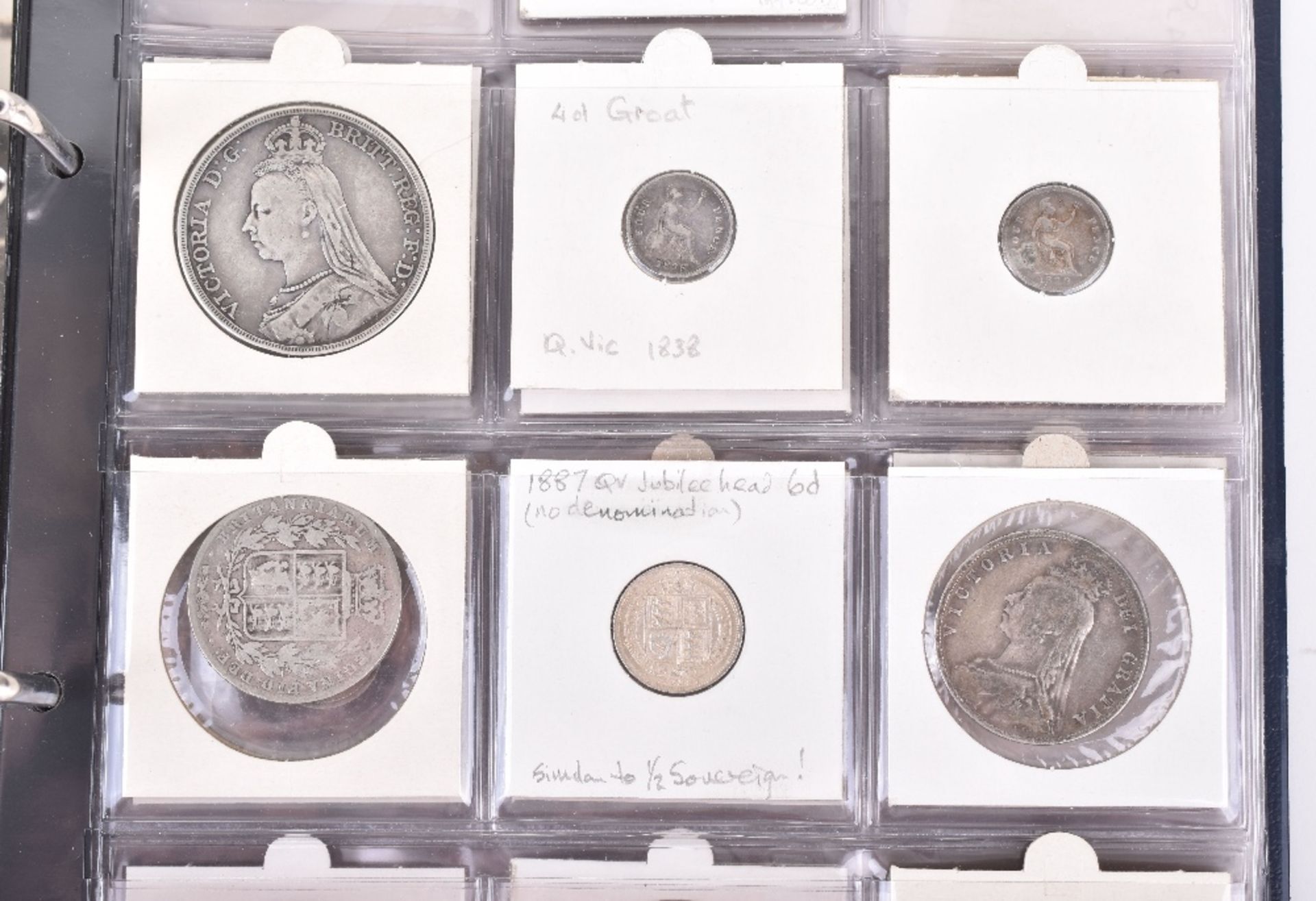 A folder of mainly British silver coins - Image 4 of 6