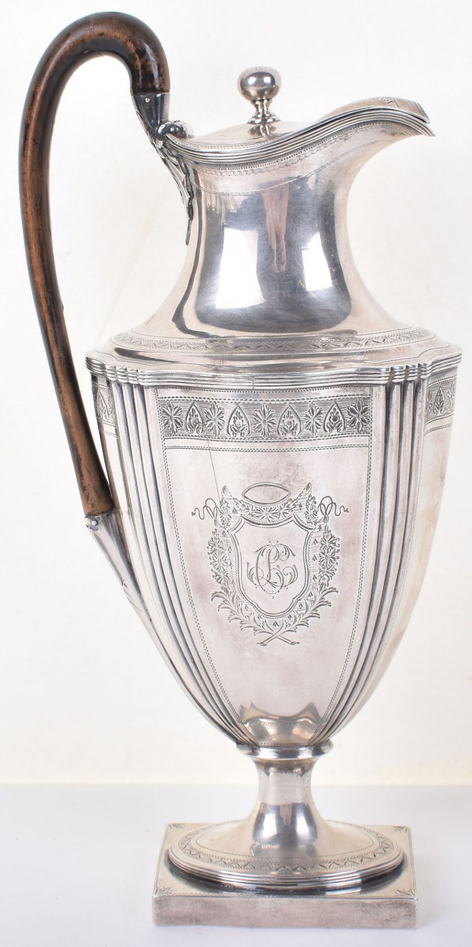 A George III silver ewer, by Henry Chawner, London 1792 - Image 6 of 14