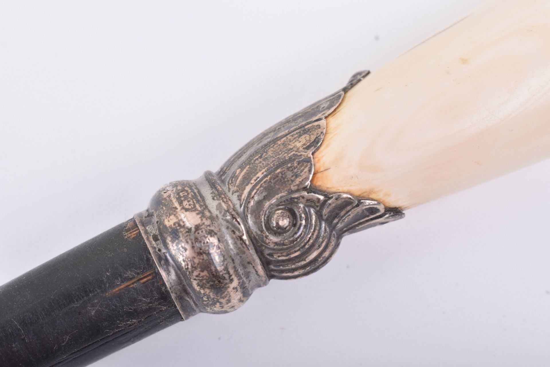 ^A fine Edward VII silver and ivory walking stick, Sheffield 1905 - Image 13 of 13