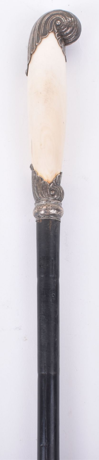 ^A fine Edward VII silver and ivory walking stick, Sheffield 1905 - Image 12 of 13