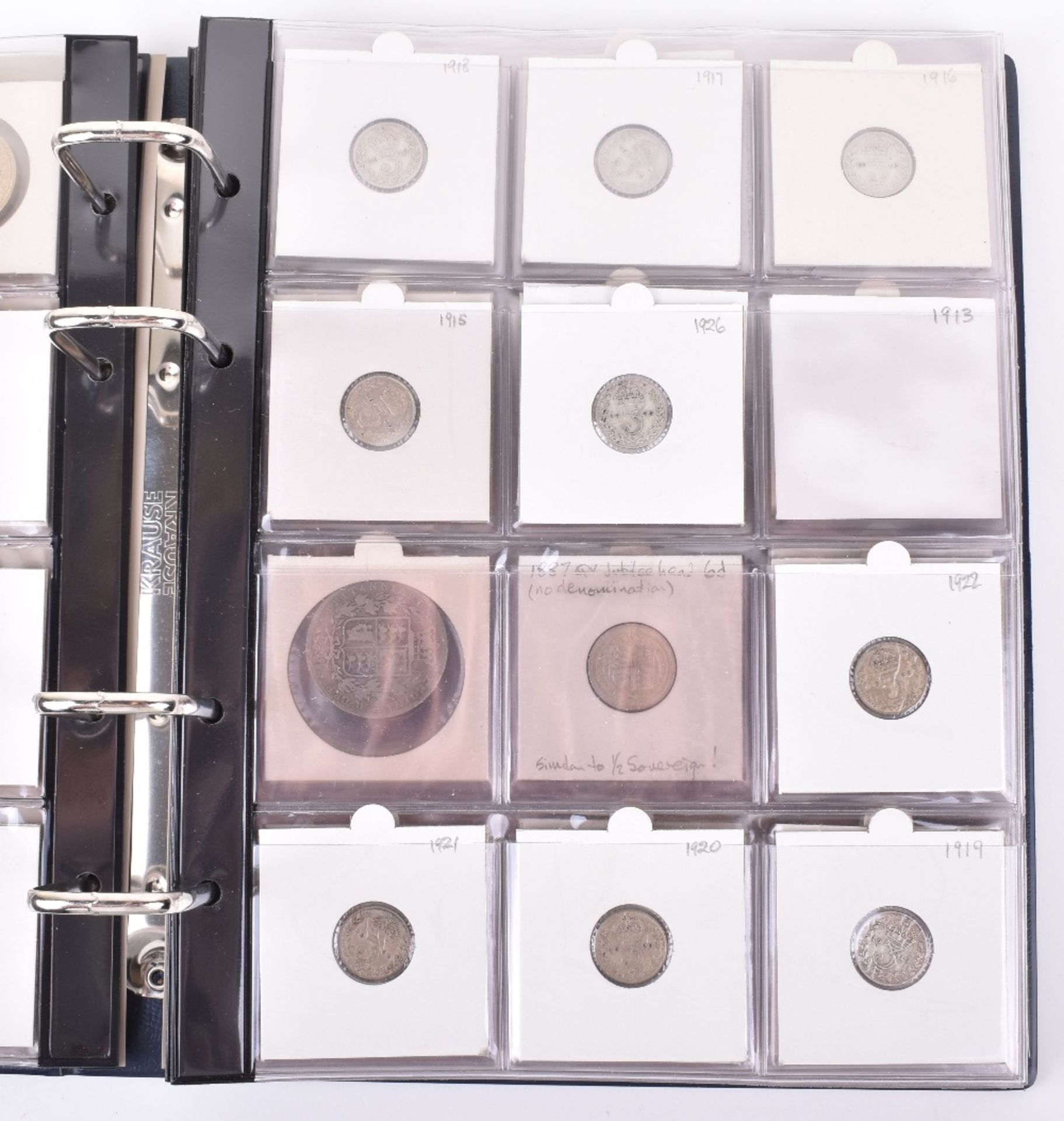 A folder of mainly British silver coins - Image 3 of 6