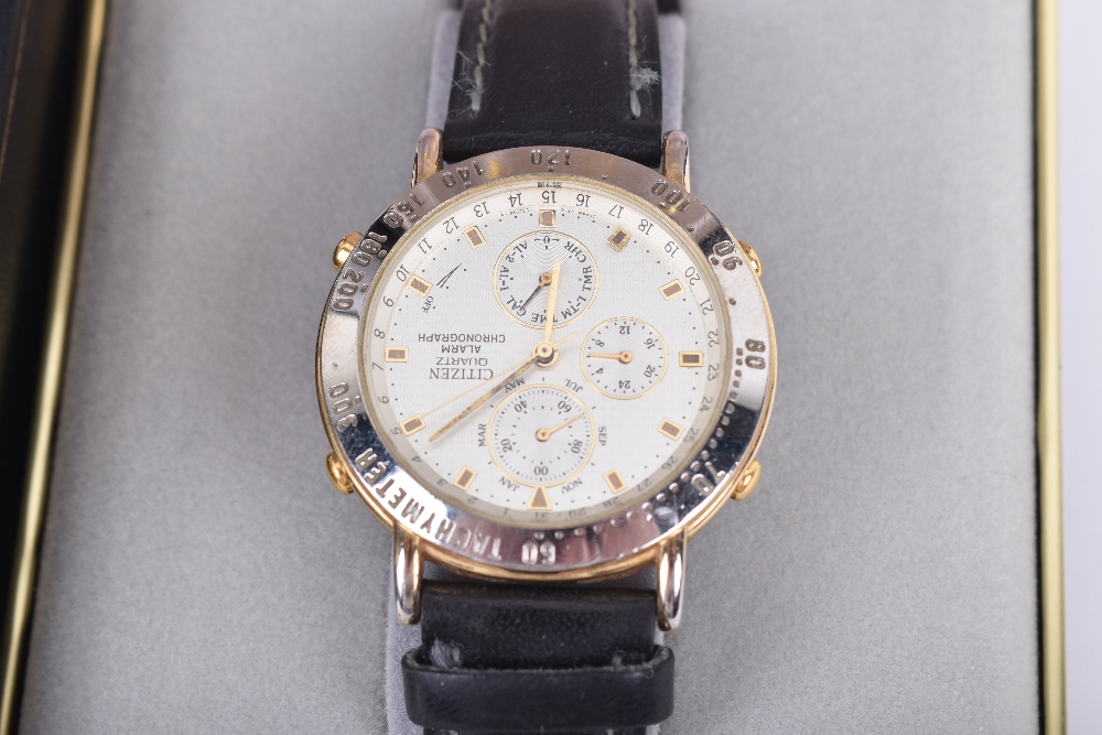 A Citizen Alarm Chronograph wristwatch in original box and Guarantee - Image 4 of 4