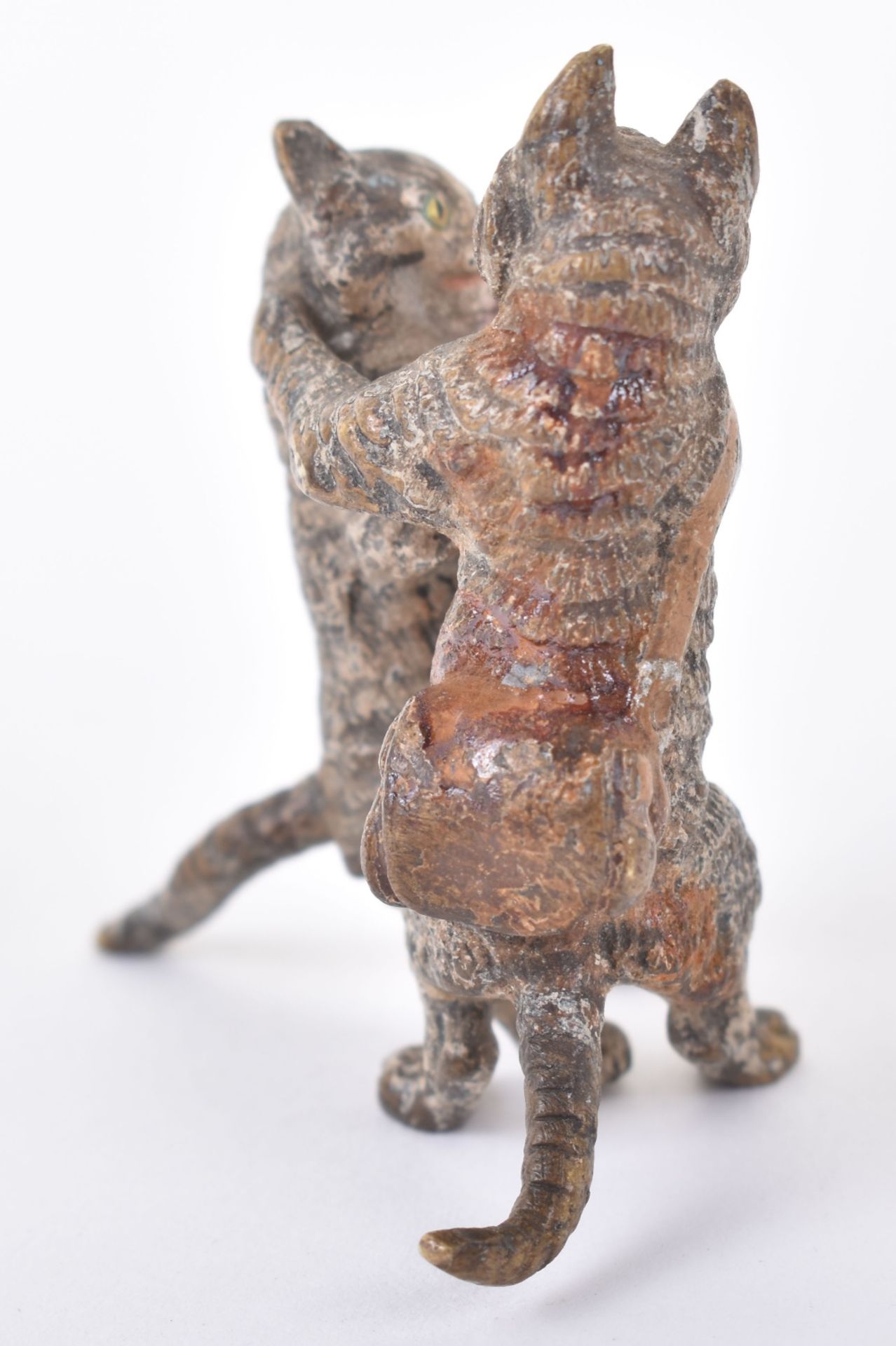 A German cold painted bronze figure group - Image 4 of 5