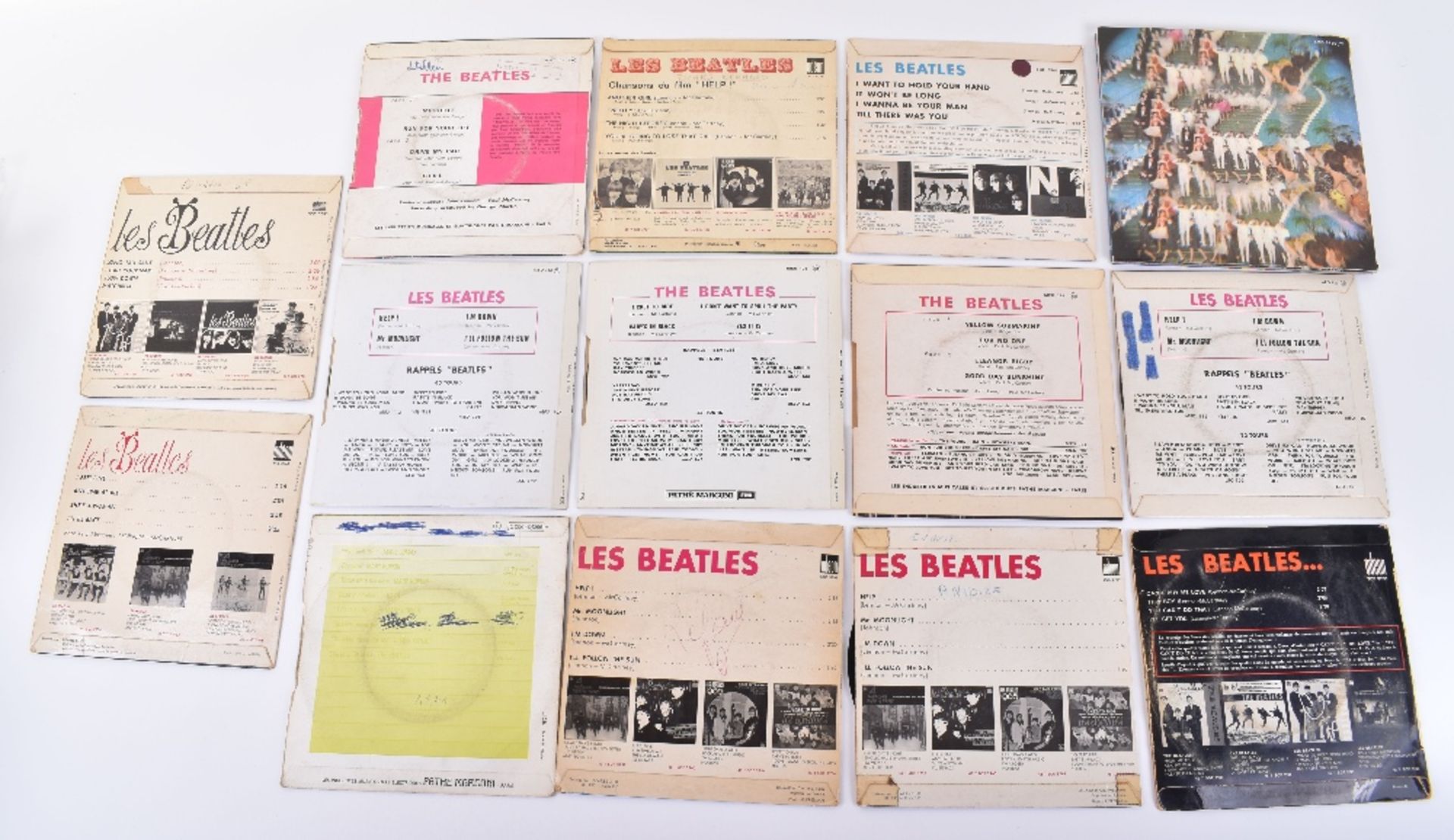 Fourteen Beatles Singles - Image 2 of 2