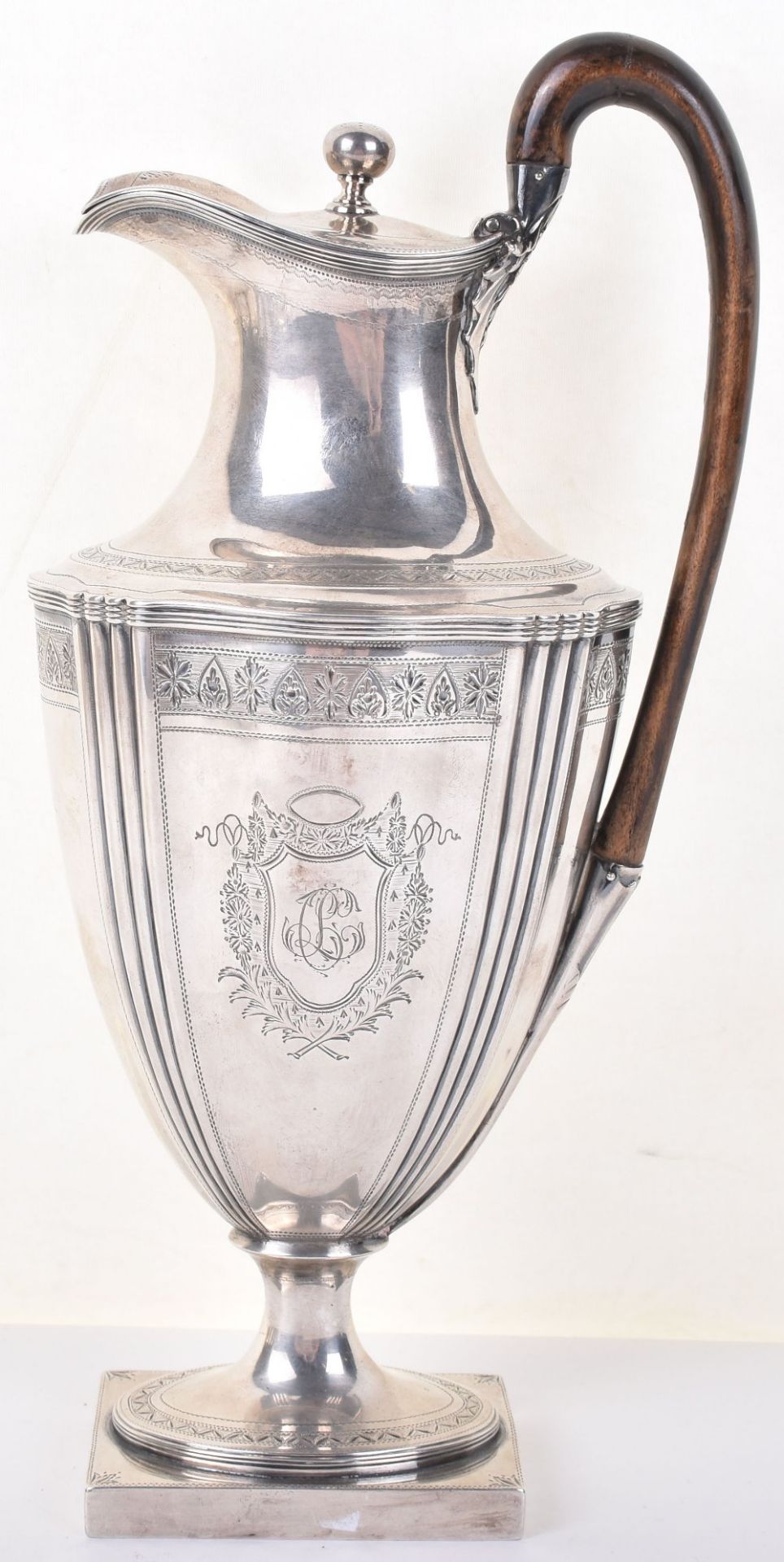 A George III silver ewer, by Henry Chawner, London 1792 - Image 2 of 14