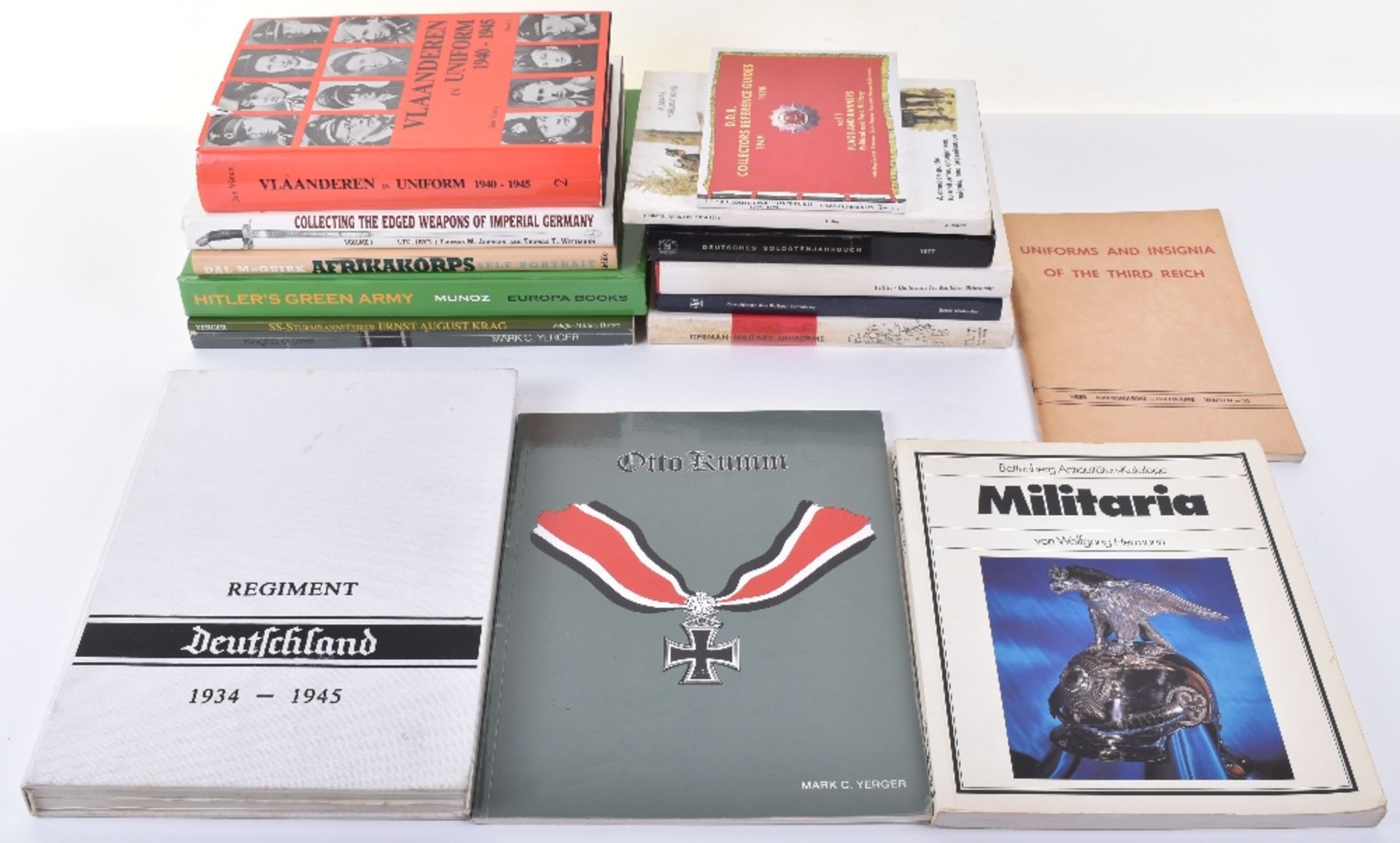 Grouping of Books on Third Reich Militaria & Waffen-SS History etc