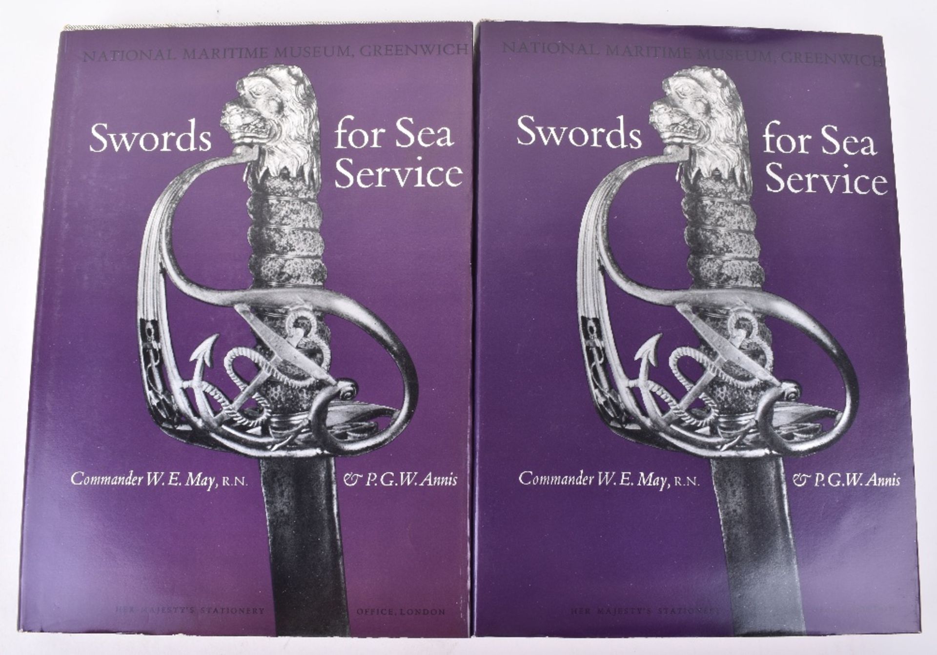 Books Swords for Sea Service by Commander W E May and P G W Annis - Image 2 of 2