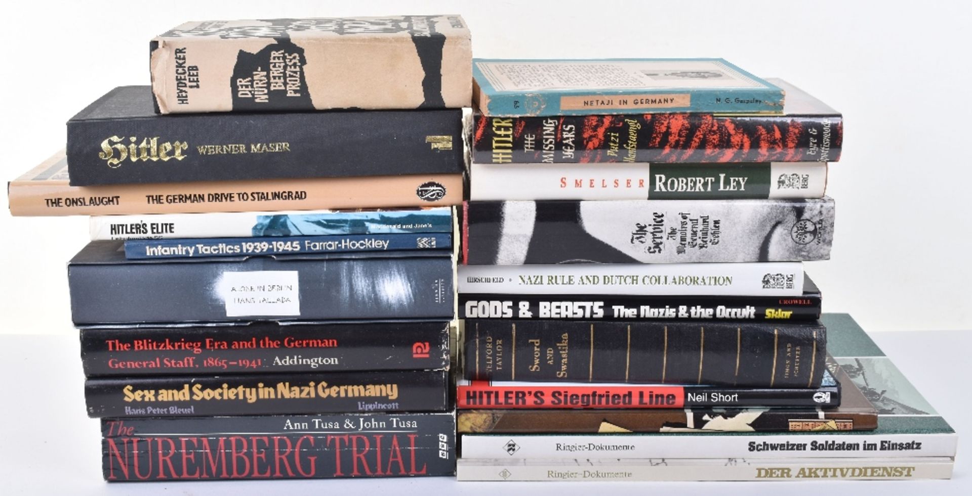 Mixed Books of Mostly WW2 Third Reich Interest