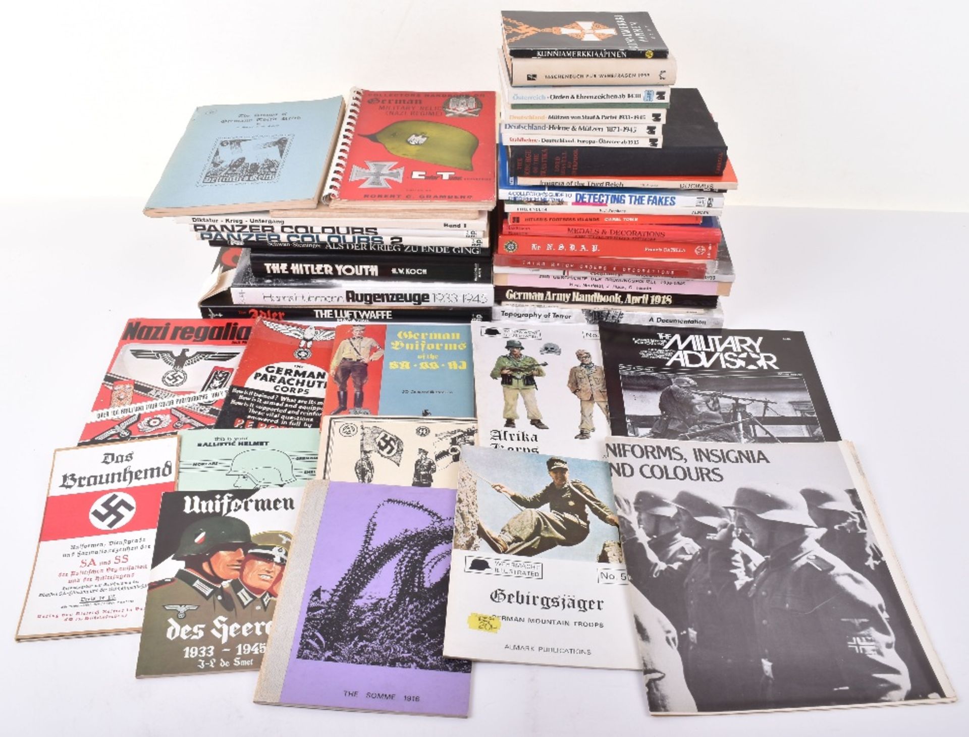 WW2 German and German Militaria Collecting Interest Books