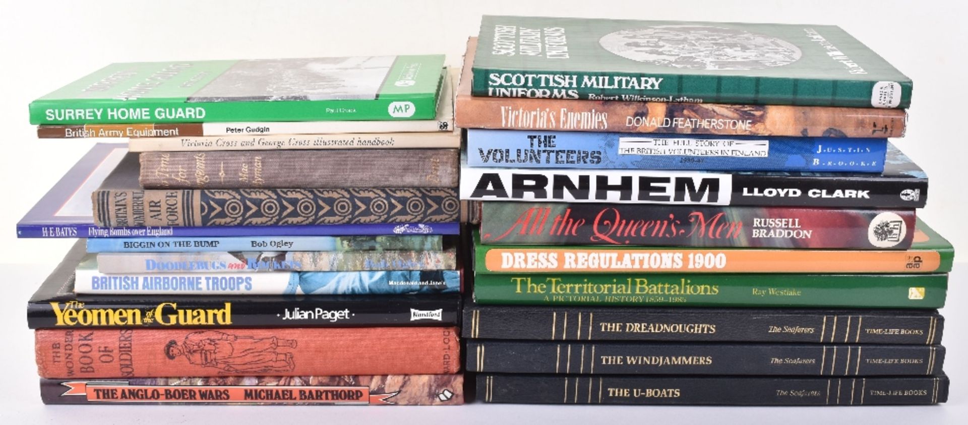 Quantity of Books on British Military History and Uniforms