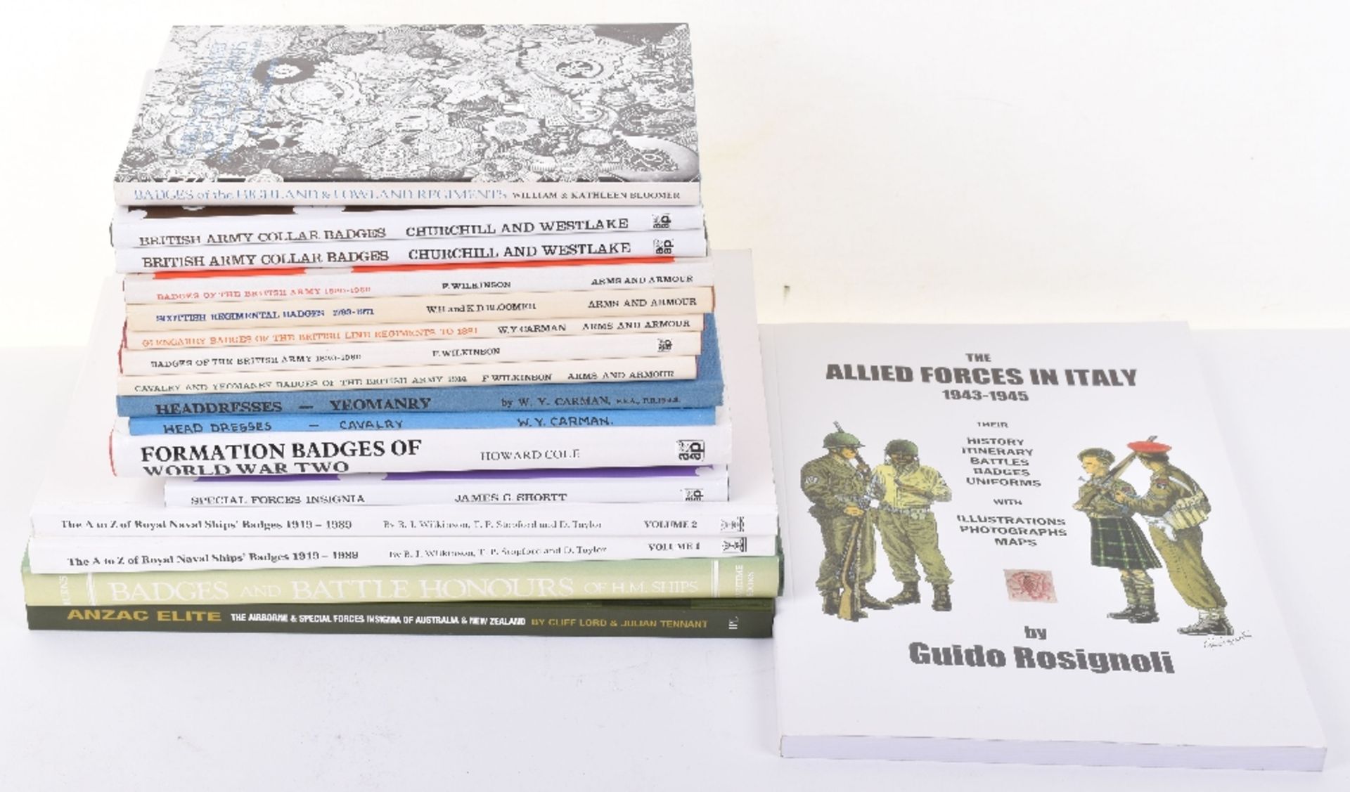 Selection of Books on British Badge & Militaria Collecting