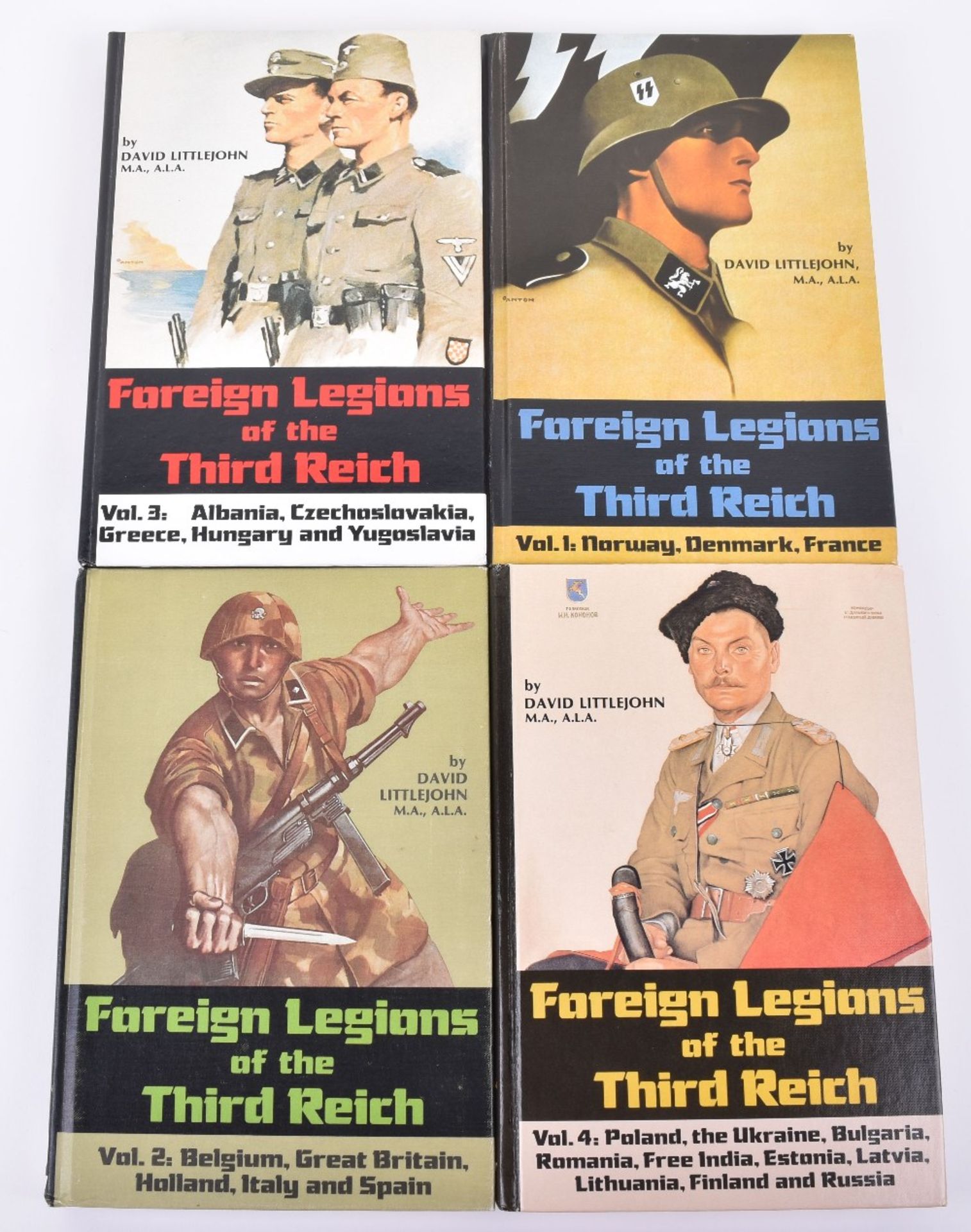 Foreign Legions of the Third Reich Four Volume Set by David Littlejohn