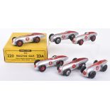 Dinky Toys 220 (23a) Six Racing Cars in yellow trade box