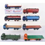 Eight Unboxed Foden Dinky Toys