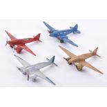 Four Dinky Toys Aircraft