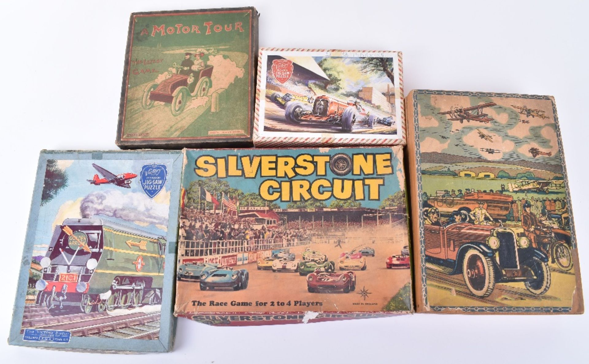 A Spears Motor Tour board game and travel games