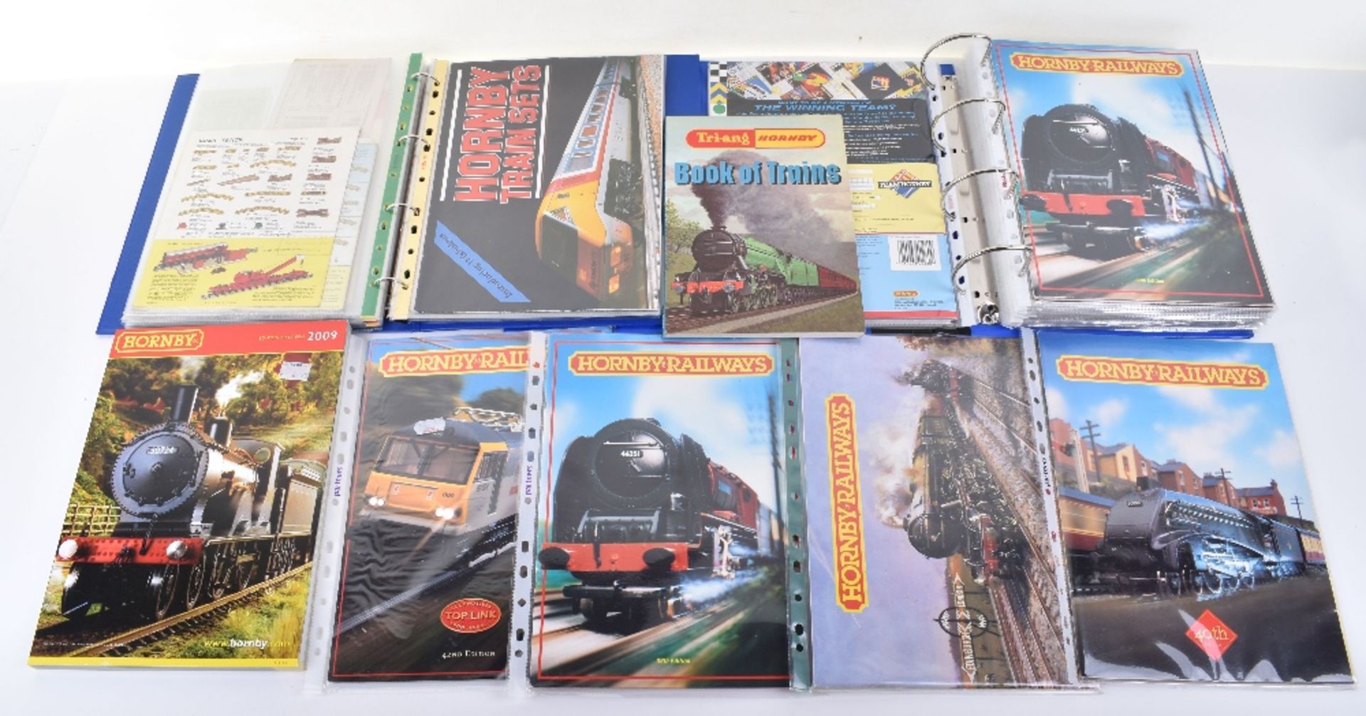 An Extensive Collection of Hornby Catalogues/Leaflets from 1931 to 2009