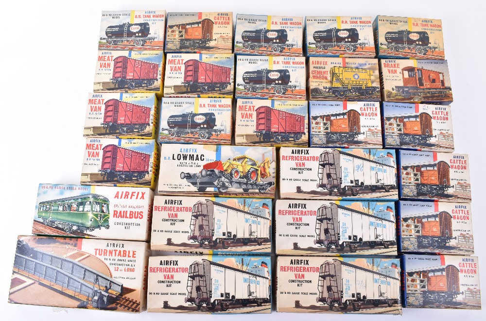 Airfix twenty-six unopened 00-H0 gauge rolling stock kits