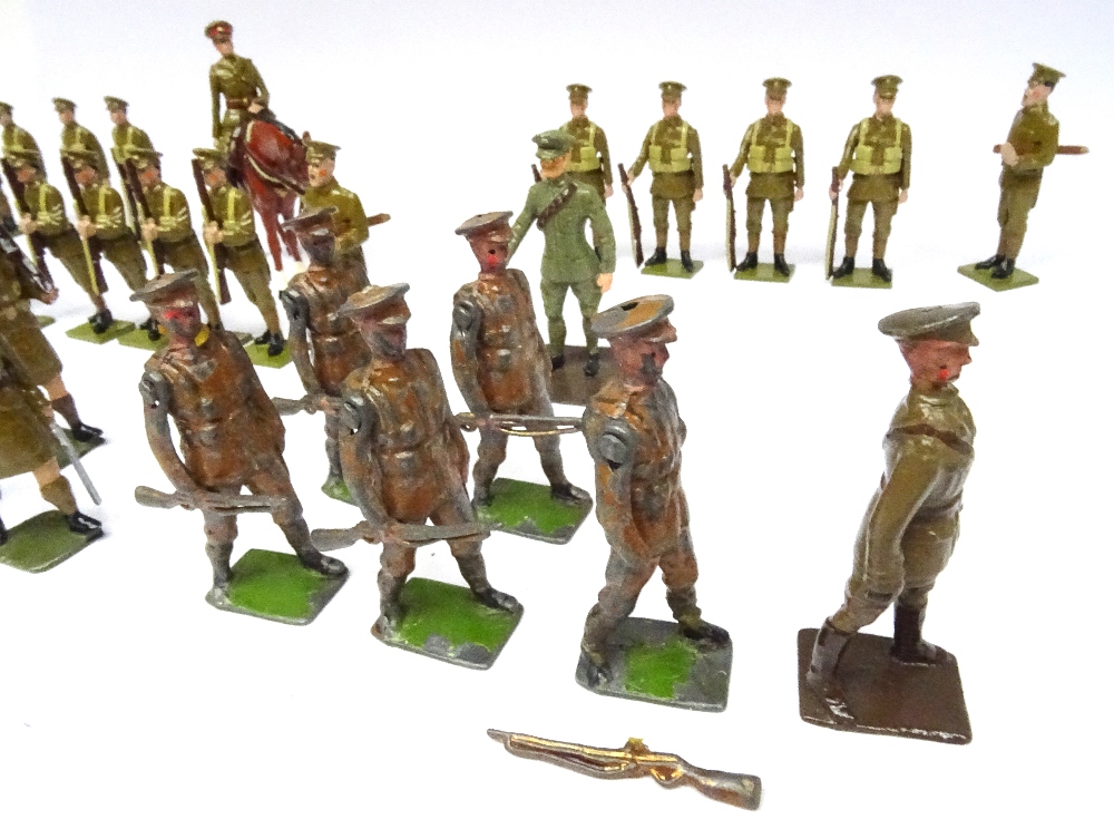 Toy Army Workshop Western Front British Infantry in peak caps - Image 7 of 8