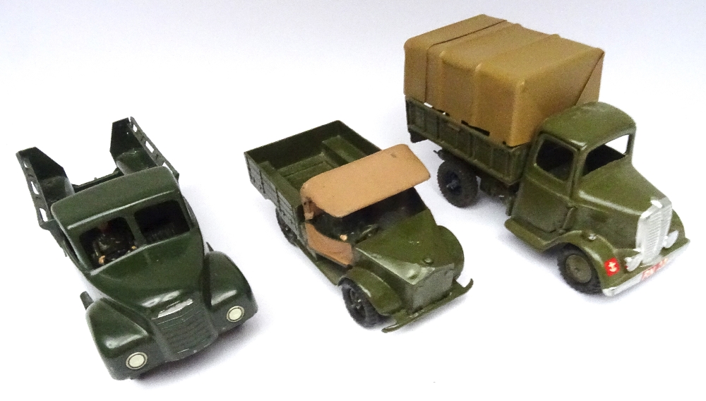 Britains three Army Lorries