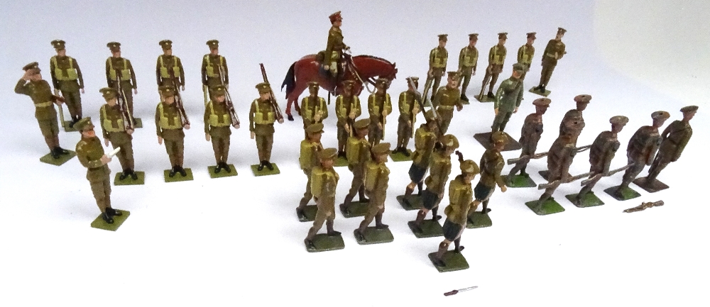Toy Army Workshop Western Front British Infantry in peak caps - Image 4 of 8
