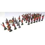 Britains FIRST VERSION Infantry of the Line slotted arm musicians