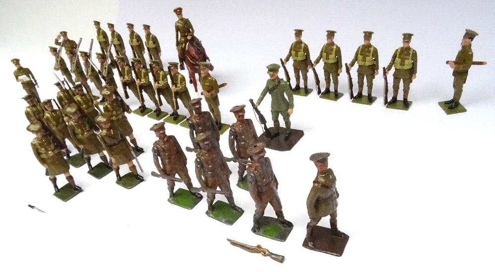 Toy Army Workshop Western Front British Infantry in peak caps - Image 3 of 8