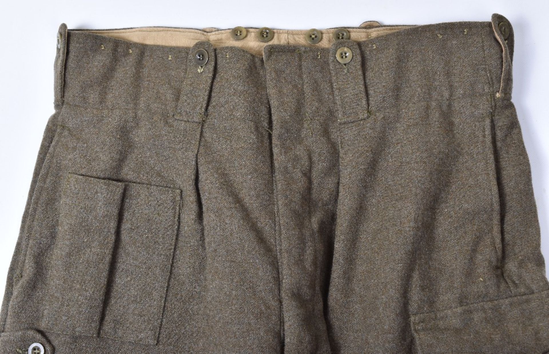 WW2 British Airborne Pattern Battle Dress Trousers - Image 3 of 15