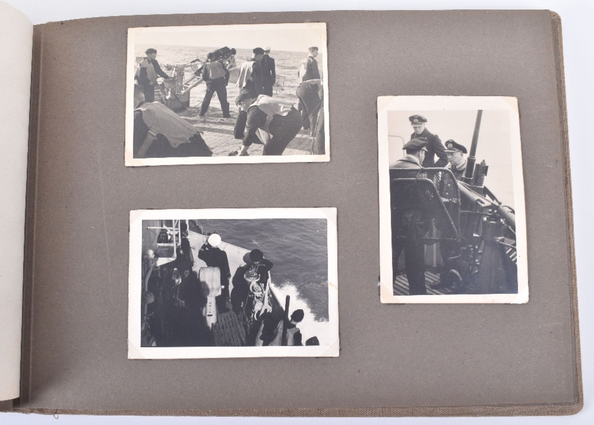 WW2 German Kriegsmarine Photograph Album - Image 7 of 11