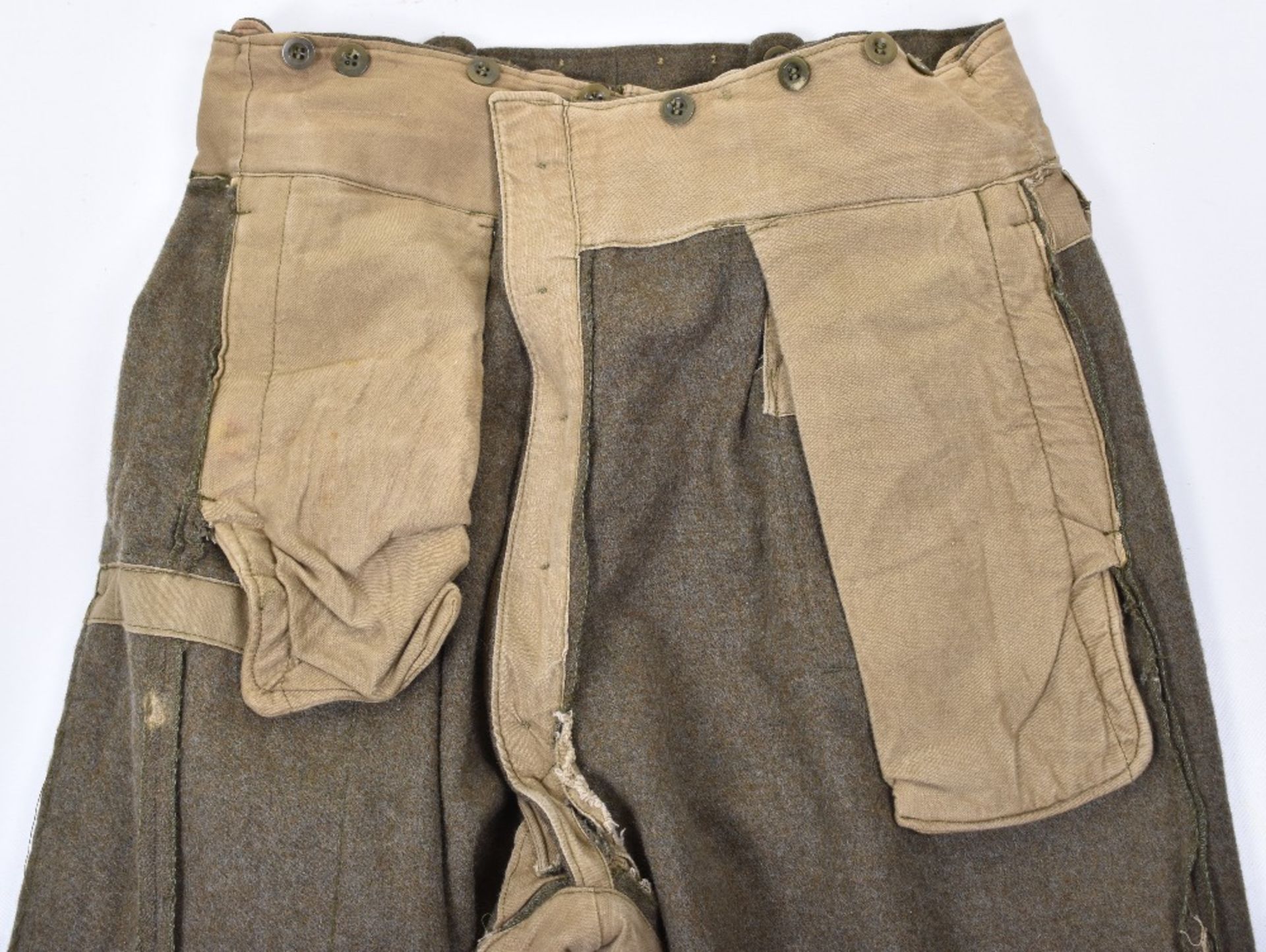 WW2 British Airborne Pattern Battle Dress Trousers - Image 12 of 15