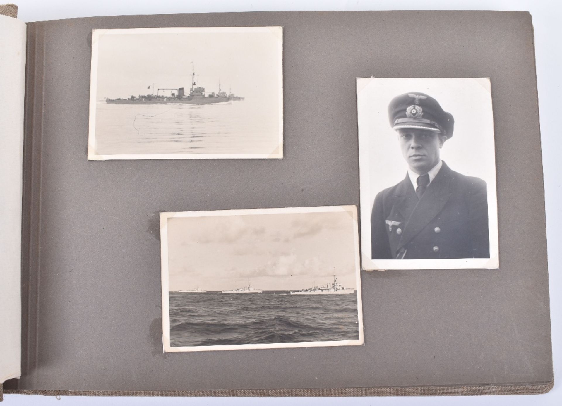 WW2 German Kriegsmarine Photograph Album - Image 2 of 11