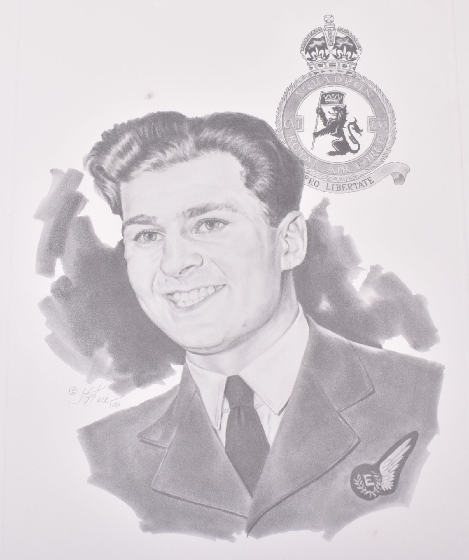 Victoria Cross Signed RAF Prints - Image 7 of 7