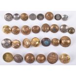 29x British Yeomanry Tunic Buttons