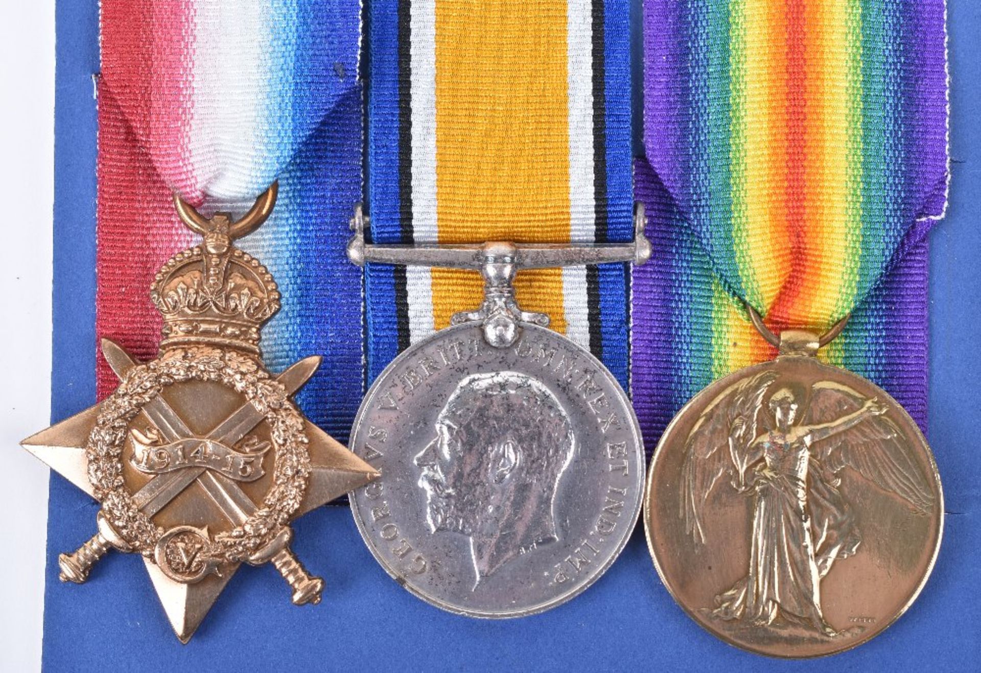 Great War 1914-15 Star Medal Trio Royal Marine Light Infantry - Image 2 of 4