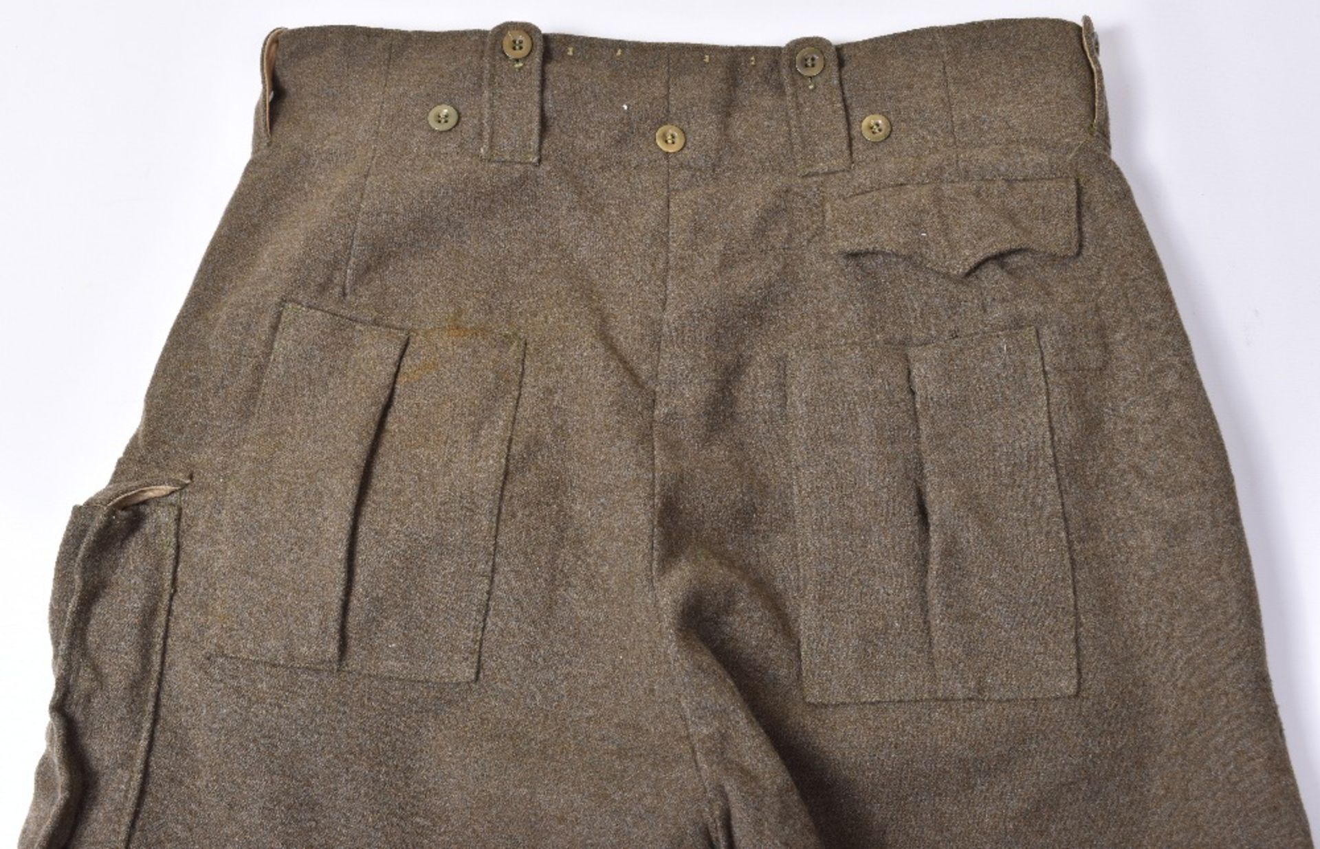 WW2 British Airborne Pattern Battle Dress Trousers - Image 6 of 15