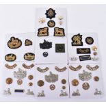 Selection of Badges of Gloucester Regiment Interest
