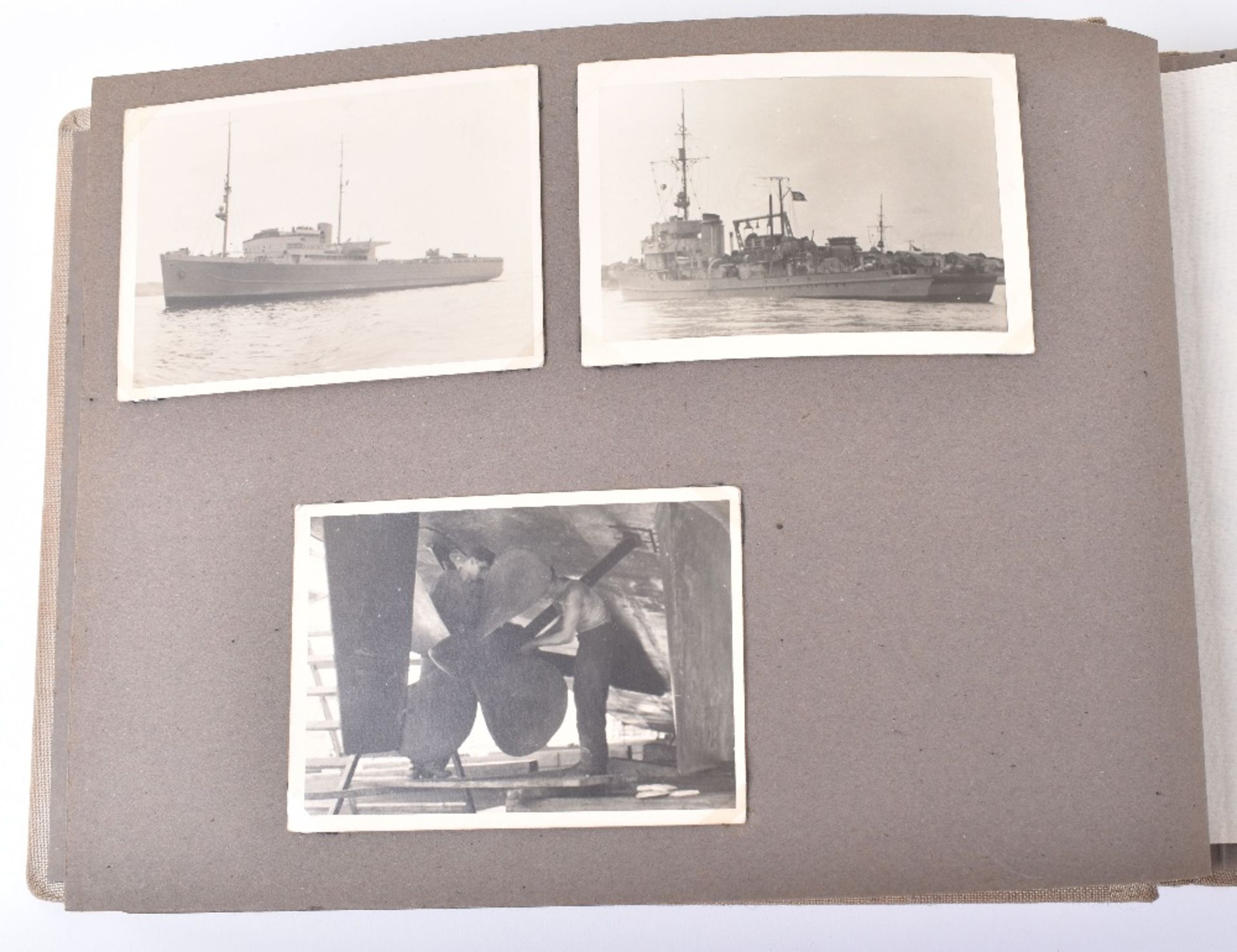 WW2 German Kriegsmarine Photograph Album - Image 6 of 11
