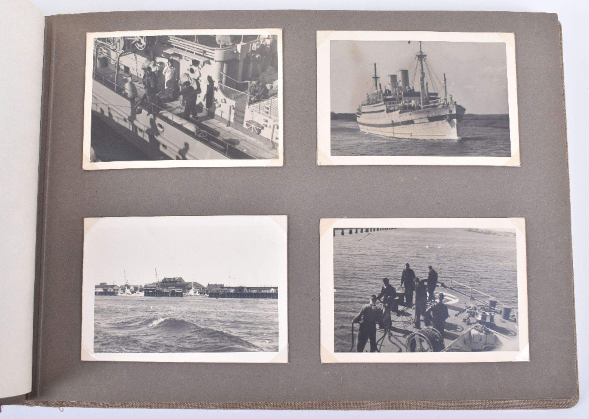 WW2 German Kriegsmarine Photograph Album - Image 4 of 11