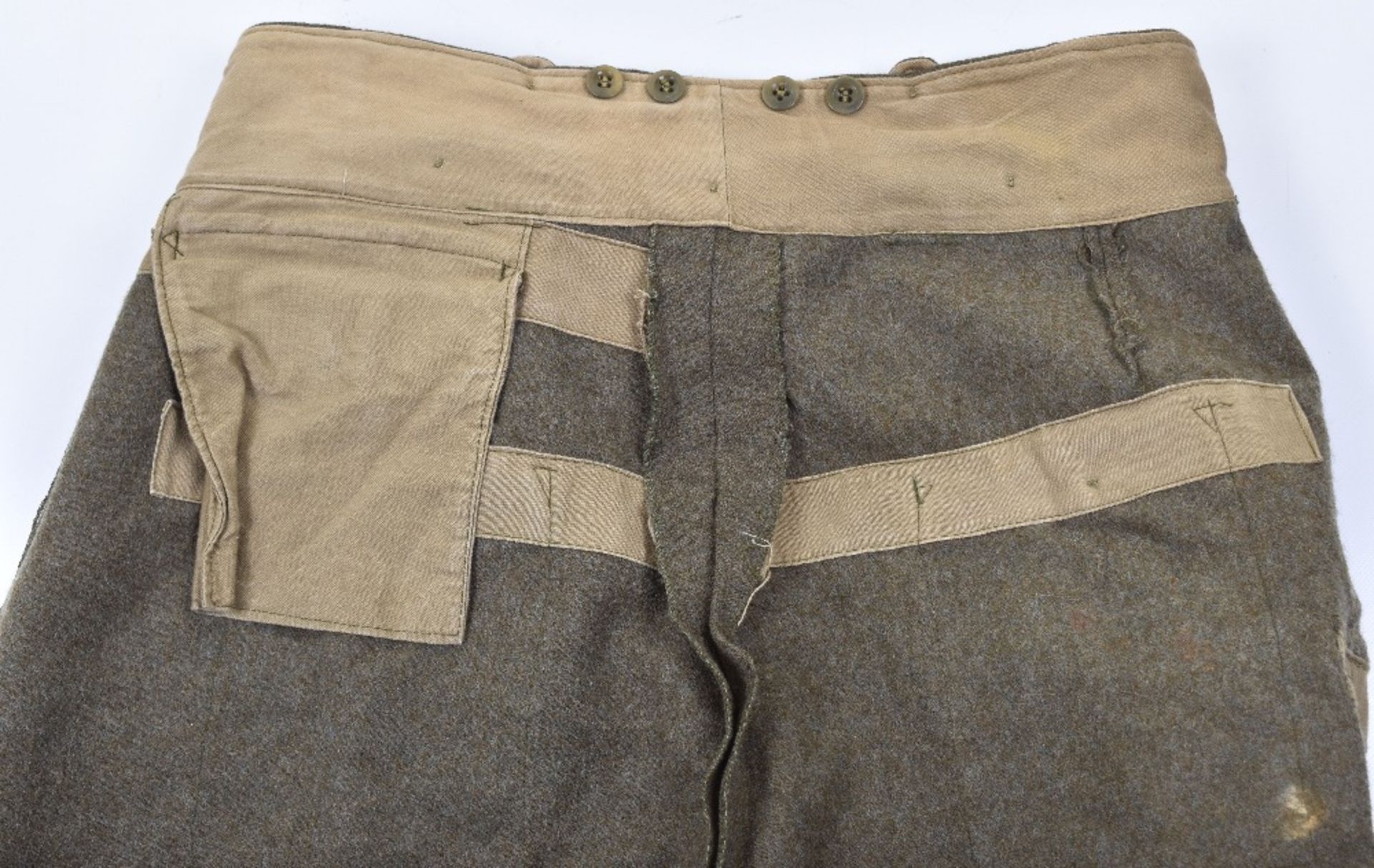 WW2 British Airborne Pattern Battle Dress Trousers - Image 14 of 15
