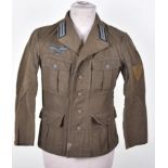 WW2 German Afrika Korps Tropical Combat Tunic